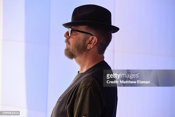 Musician Dave Stewart of the band Eurythmics poses for a portrait at SiriusXM Studio on September 7, 2016 in New York City.