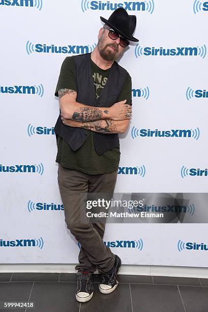 Musician Dave Stewart of the band Eurythmics visits SiriusXM Studio on September 7, 2016 in New York City.