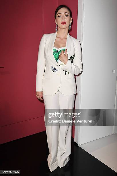 Chiara Francini attends the Diva & Donna Party during the 73rd Venice Film Festival at Centurion Hotel on September 7, 2016 in Venice, Italy