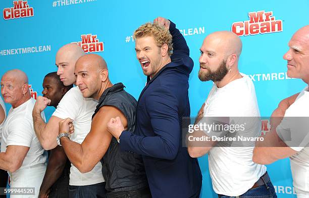 Actor Kellan Lutz attends Mr. Clean #TheNextMrClean Open Casting Call at 404 NYC on September 7, 2016 in New York City.