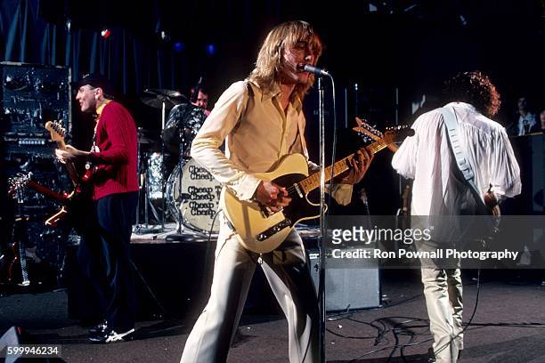 The Rock band Cheap Trick performs at The Paradise on June 9, 1978 in Boston, Massachusetts.