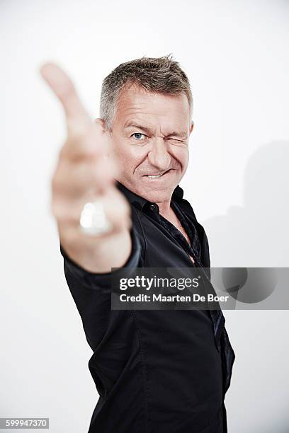 Sean Pertwee from FOX's 'Gotham' poses for a portrait at the 2016 Summer TCA Getty Images Portrait Studio at the Beverly Hilton Hotel on August 8th,...