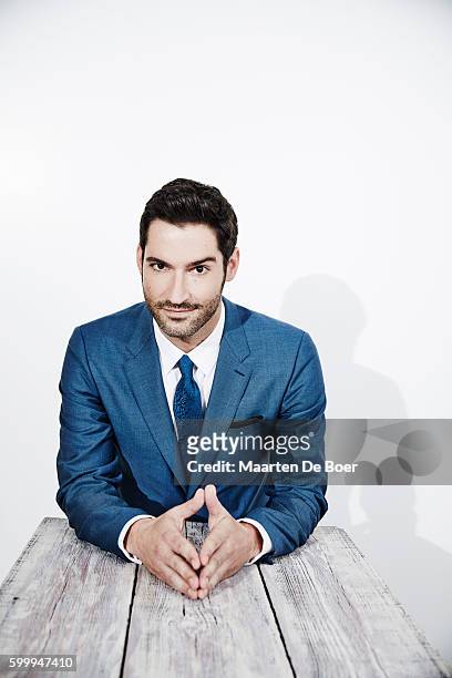 Tom Ellis from FOX's 'Lucifer' poses for a portrait at the 2016 Summer TCA Getty Images Portrait Studio at the Beverly Hilton Hotel on August 8th,...