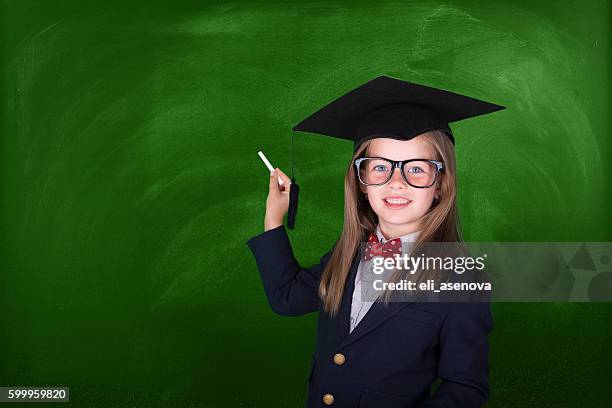 preschooler graduation - kindergarten graduation images stock pictures, royalty-free photos & images