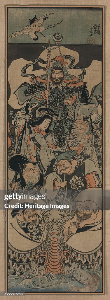Seven Lucky Gods, 1843-1845