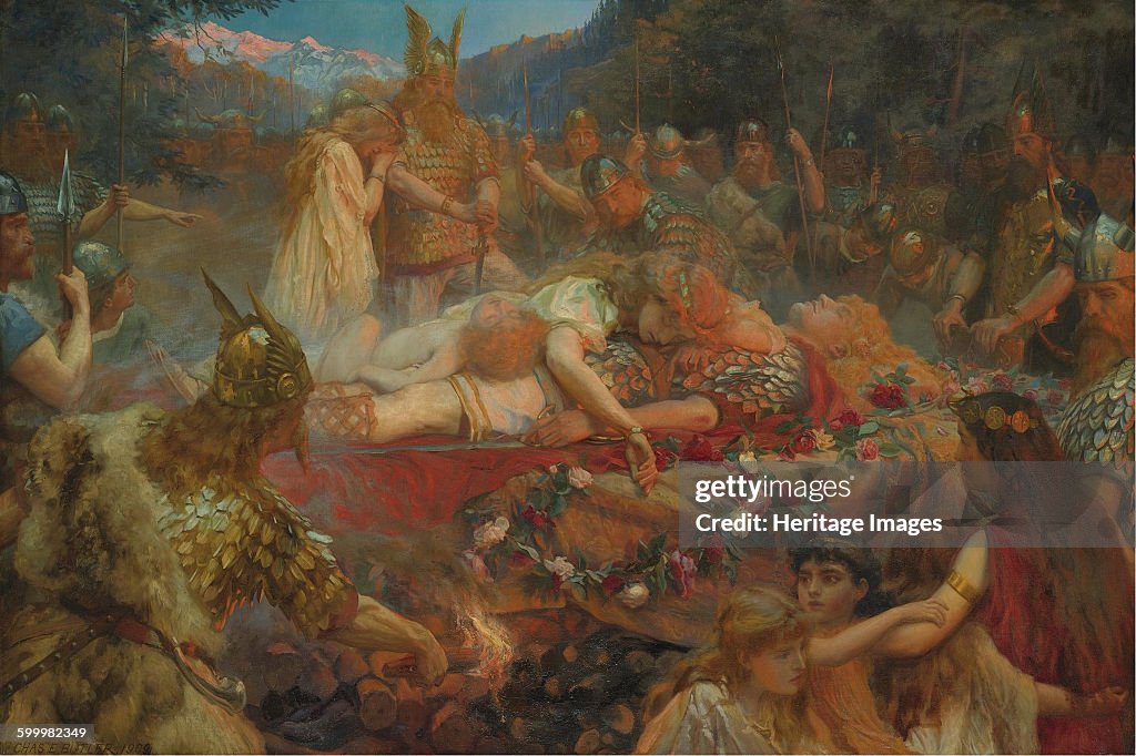 Death of a Viking warrior, 1909