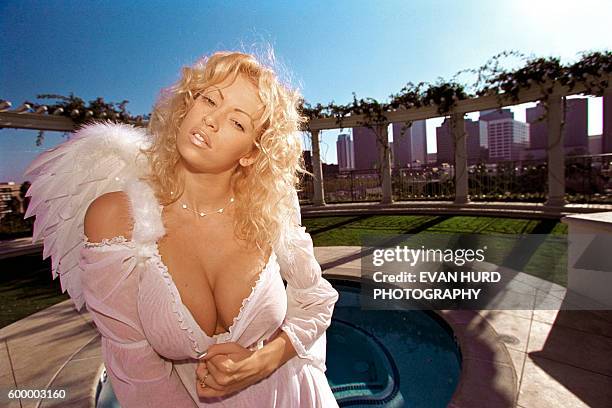 Adult film actress Jenna Jameson poses for a portrait in Los Angeles.