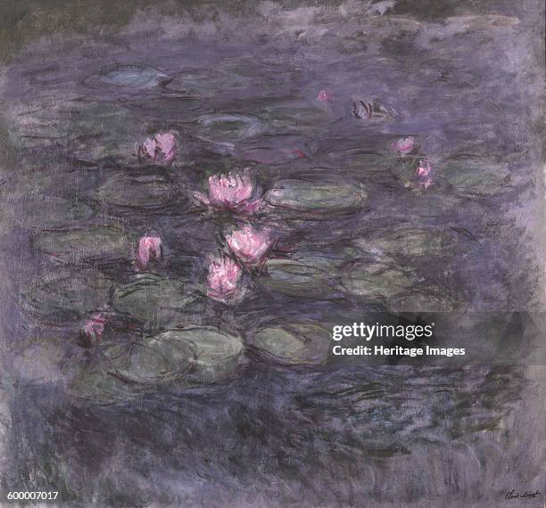 Nymphéas, c. 1914. Private Collection. Artist : Monet, Claude .