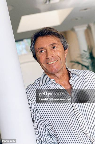 French director, screenwriter and producer Francis Veber at home in Los Angeles.