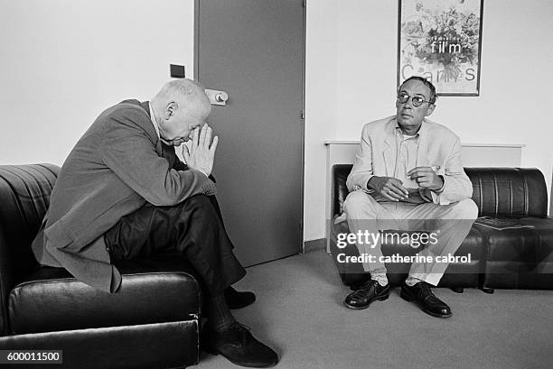 Gilles Jacob with French director and screenwriter Andre Techine.