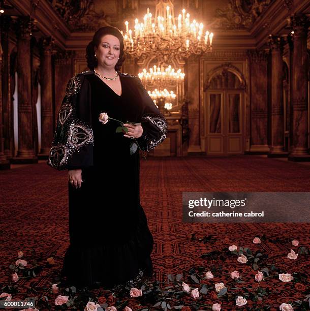 Spanish Opera Soprano Montserrat Caballé