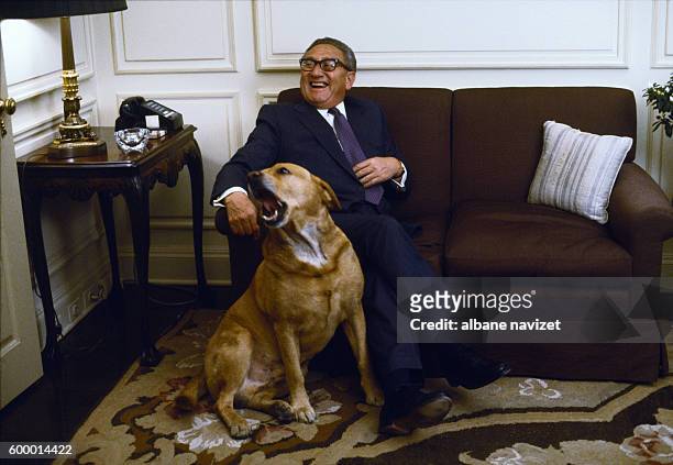 Former American Secretary of State during the Vietnam War, Henry Kissinger.