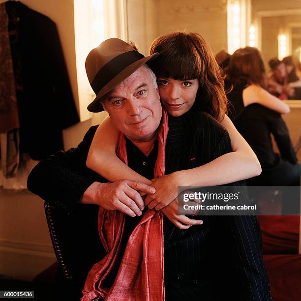 Jerome Savary with his daughter Manon.
