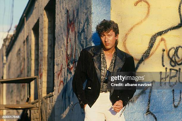 French singer and songwriter Alain Bashung.