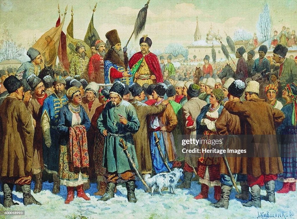 Boyar Vasili Buturlin's speech at the Rada of Pereyaslav, 1880