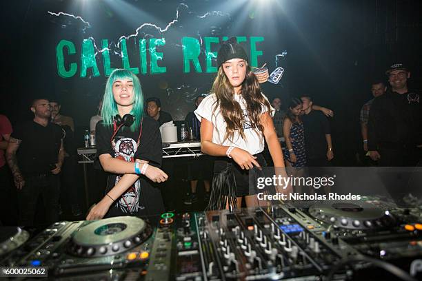 Callie Reiff & Mija perform at Girls & Boys on September 4, 2015