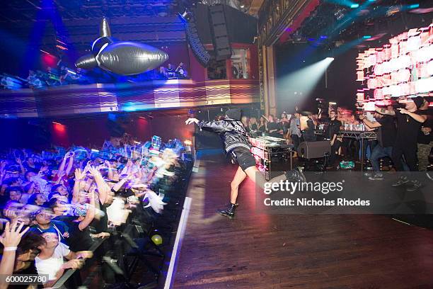 Callie Reiff performs at Girls & Boys at Webster Hall on October 16, 2015