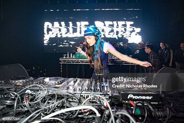 Callie Reiff performs at Girls & Boys at Webster Hall on January 29, 2016