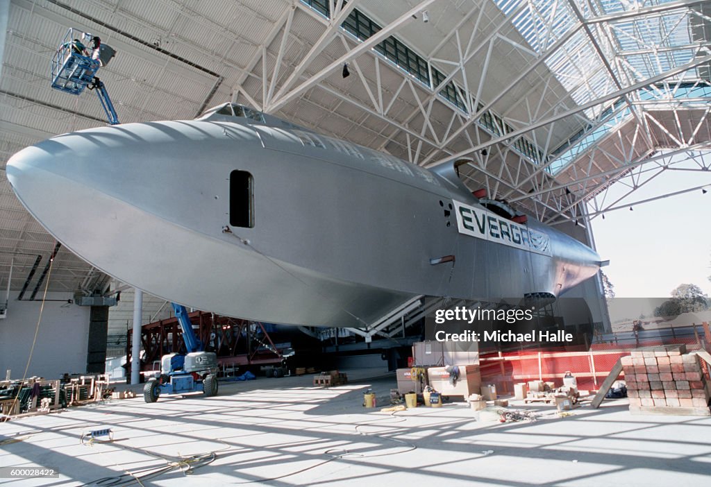 'Spruce Goose' Flying Boat Under Restoration
