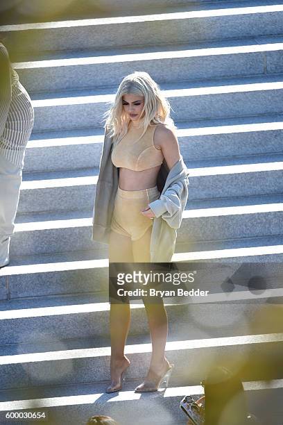 Kylie Jenner attends the Kanye West Yeezy Season 4 fashion show on September 7, 2016 in New York City.
