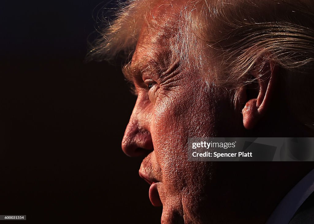 Donald Trump Speaks To Conservative Party Of New York State Reception In New York City