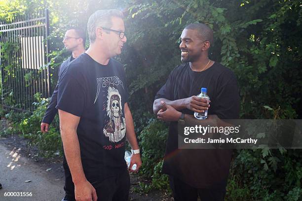 Kanye West attends the Kanye West Yeezy Season 4 fashion show on September 7, 2016 in New York City.