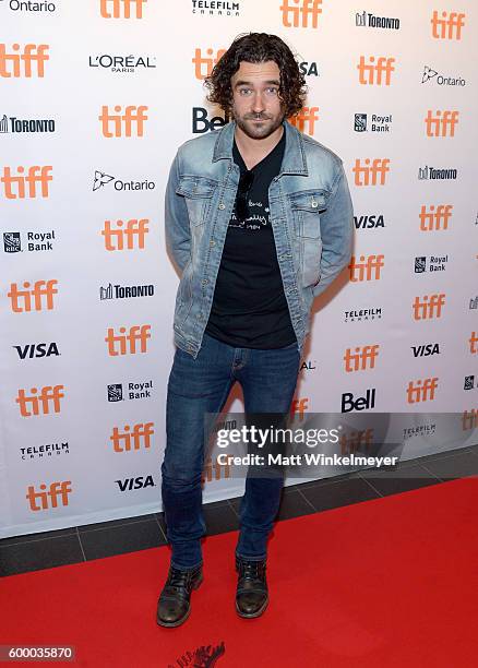 Actor Allan Hawco attends the TIFF Soiree during the 2016 Toronto International Film Festival at TIFF Bell Lightbox on September 7, 2016 in Toronto,...