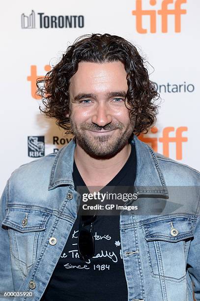 Actor Allan Hawco attends the TIFF Soiree during the 2016 Toronto International Film Festival at TIFF Bell Lightbox on September 7, 2016 in Toronto,...