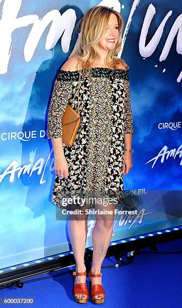 Alex Fletcher arrives at the press night for Cirque Du Soleil's 'Amaluna' at The Big Top, Intu Trafford Centre on September 7, 2016 in Manchester,...