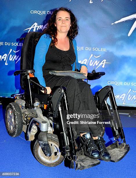 Cherylee Houston arrives at the press night for Cirque Du Soleil's 'Amaluna' at The Big Top, Intu Trafford Centre on September 7, 2016 in Manchester,...