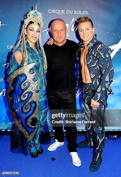 David Kennedy arrives at the press night for Cirque Du Soleil's 'Amaluna' at The Big Top, Intu Trafford Centre on September 7, 2016 in Manchester,...