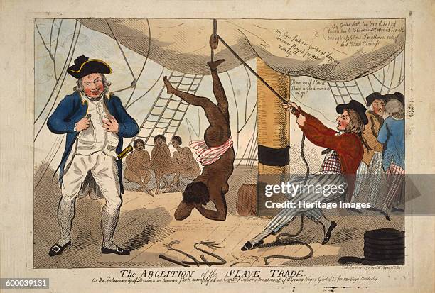 The Abolition of the Slave Trade, Or the inhumanity of dealers in human flesh exemplified in Captn. Kimber's treatment of a youn, 1792. Private...