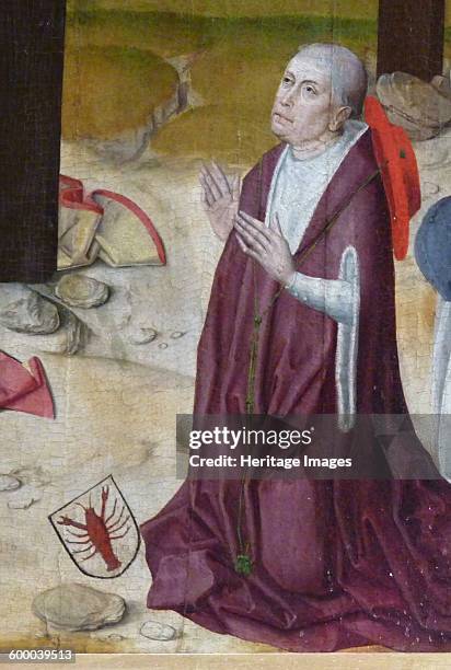 Nicholas of Cusa. Detail of the altar in the chapel of the St Nicholas Hospital, c. 1480. Found in the collection of Cusanusstift, Bernkastel-Kues....