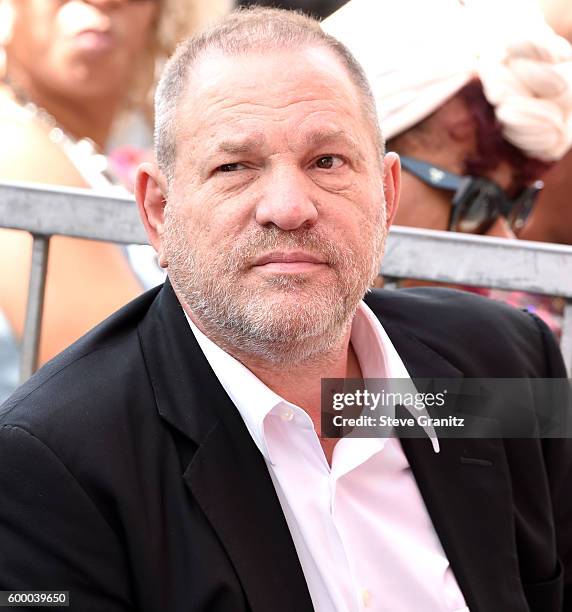 Harvey Weinstein at the Usher Honored With Star On The Hollywood Walk Of Fame on September 7, 2016 in Hollywood, California.