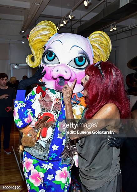 Designer Patricia Field attends the Patricia Field Art/Fashion gallery during New York Fashion Week at Howl! Happening Gallery on September 7, 2016...
