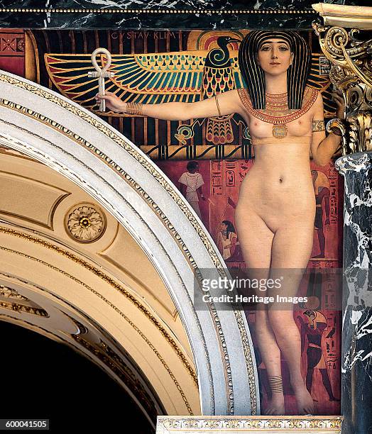 Egypt I. Spandrel above the grand staircase, Kunsthistorisches Museum, Vienna, 1890-1891. Found in the collection of Art History Museum, Vienne....