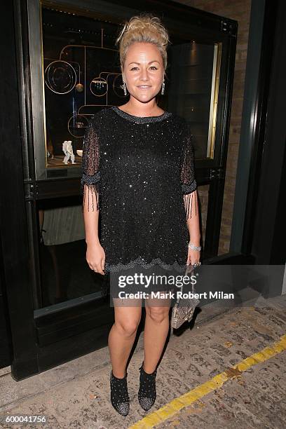 Jaime Winstone attending the Ara Vartanian store opening party on September 7, 2016 in London, England.