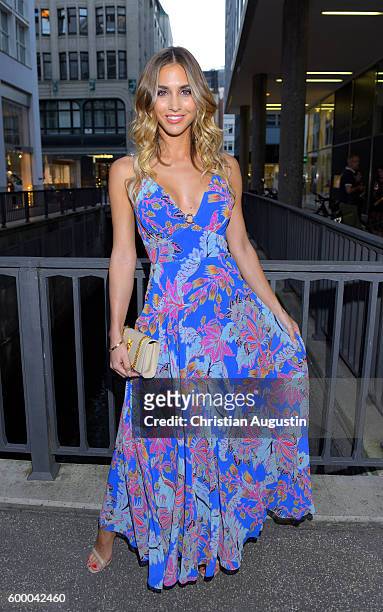 Ann-Kathrin Broemmel attends the Lidl pop-up store opening at Neuer Wall on September 7, 2016 in Hamburg, Germany.