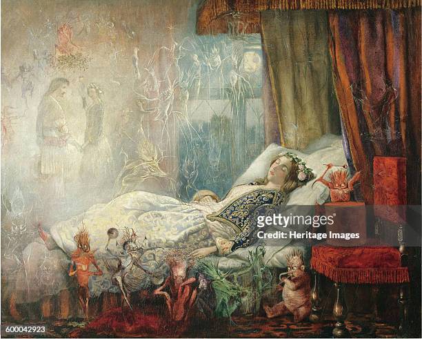 The dream after the masked ball. Private Collection. Artist : Fitzgerald, John Anster .