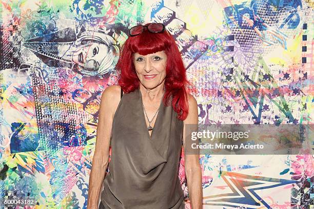 Costume designer/fashion stylist, Patricia Field attends the Patricia Field Art/Fashion Gallery during New York Fashion Week September 2016 at Howl!...