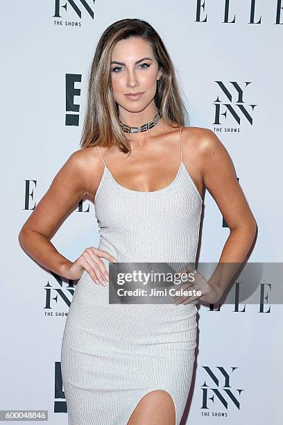 Catherine Webb attends E!, ELLE & IMG Kick-Off NYFW: The Shows with an Exclusive Celebration at Santina on September 7, 2016 in New York City.