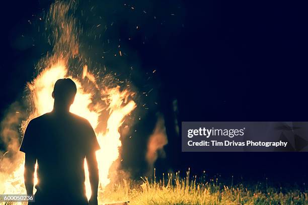 Man Shape Fire 1,508 Fire Man Silhouette Stock Photos, High-Res Pictures, and Images ...
