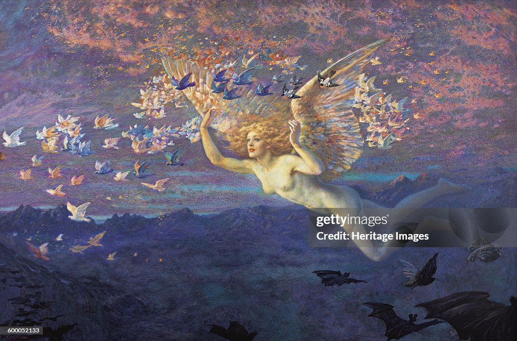 Wings of the Morning Artist: Hughes, Edward Robert (1851-1914)