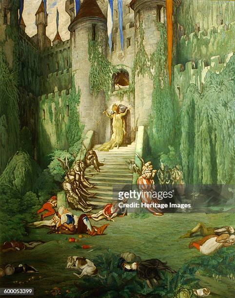 The Sleeping Beauty, 1913-1922. Found in the collection of Waddesdon Manor. Artist : Bakst, Léon .