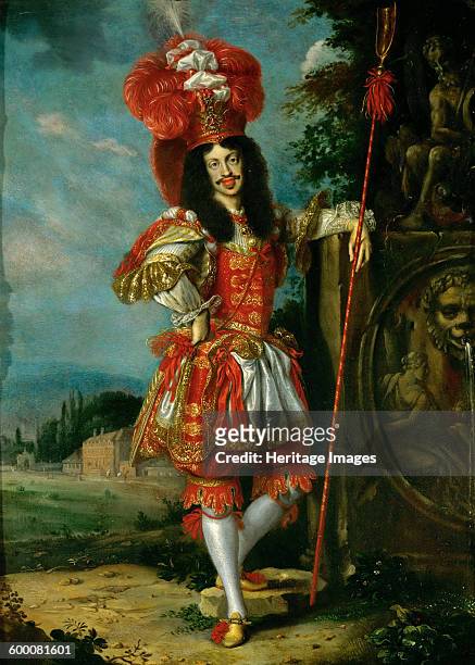 Emperor Leopold I in a theatrical costume, 1667. Found in the collection of Ambras Castle, Innsbruck. Artist : Thomas, Jan .