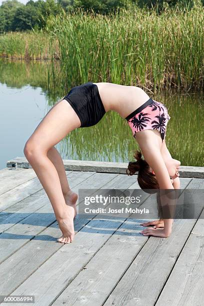 stretching - josef mohyla stock pictures, royalty-free photos & images
