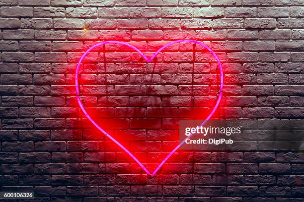 Red Heart Neon Light