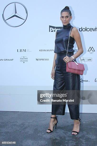 Aneta Vignerova attends the Mercedes Benz Prague Fashion Week on September 5, 2016 in Prague, Czech Republic.