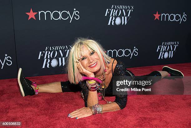 Fashion designer Betsey Johnson attends Macy's Fashion's Front Row during September 2016 New York Fashion Week at The Theater at Madison Square...