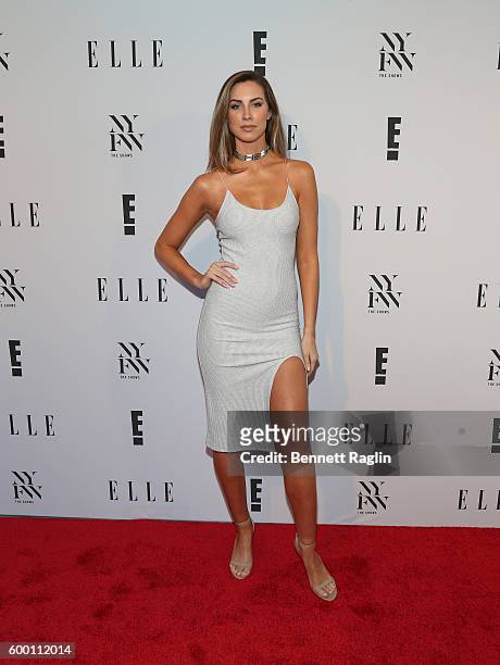 Model Katherine Webb attends the E! New York Fashion Week Kick Off at Santina on September 7, 2016 in New York City.
